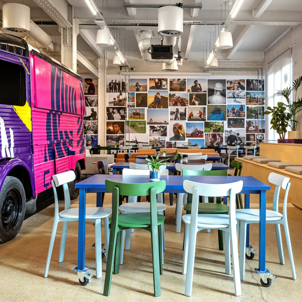 Team break out area, created by Arke, office design in London